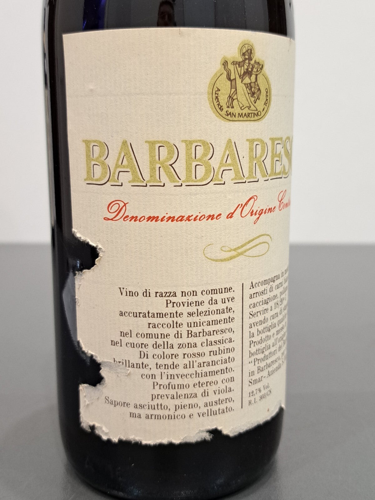 Barbaresco Produttori Di Barbaresco 1979 cl 75 Bott. X Azienda San Martino
