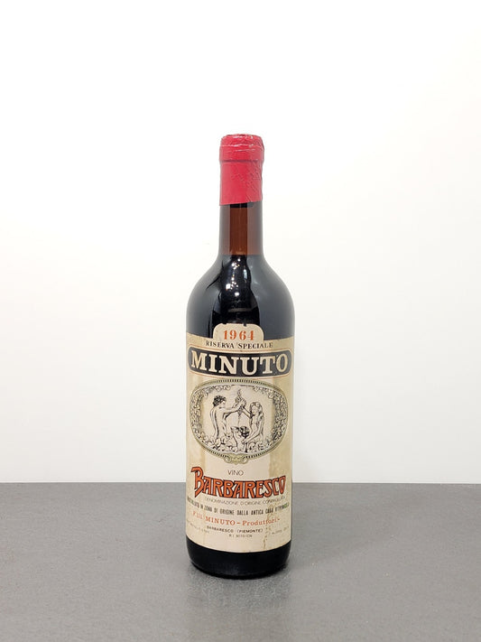 Barbaresco Fratelli Minuto 1964 Riserva Speciale bott. 72 cl 13% Tappo Rosso