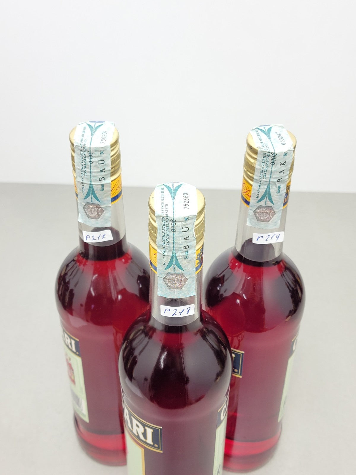 Campari Limited Edition 150 Anniversary Avaf,Rehberger V.Beecroft 3 bottle 70 cl