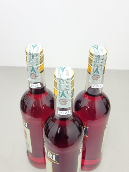 Campari Limited Edition 150 Anniversary Avaf,Rehberger V.Beecroft 3 bottle 70 cl