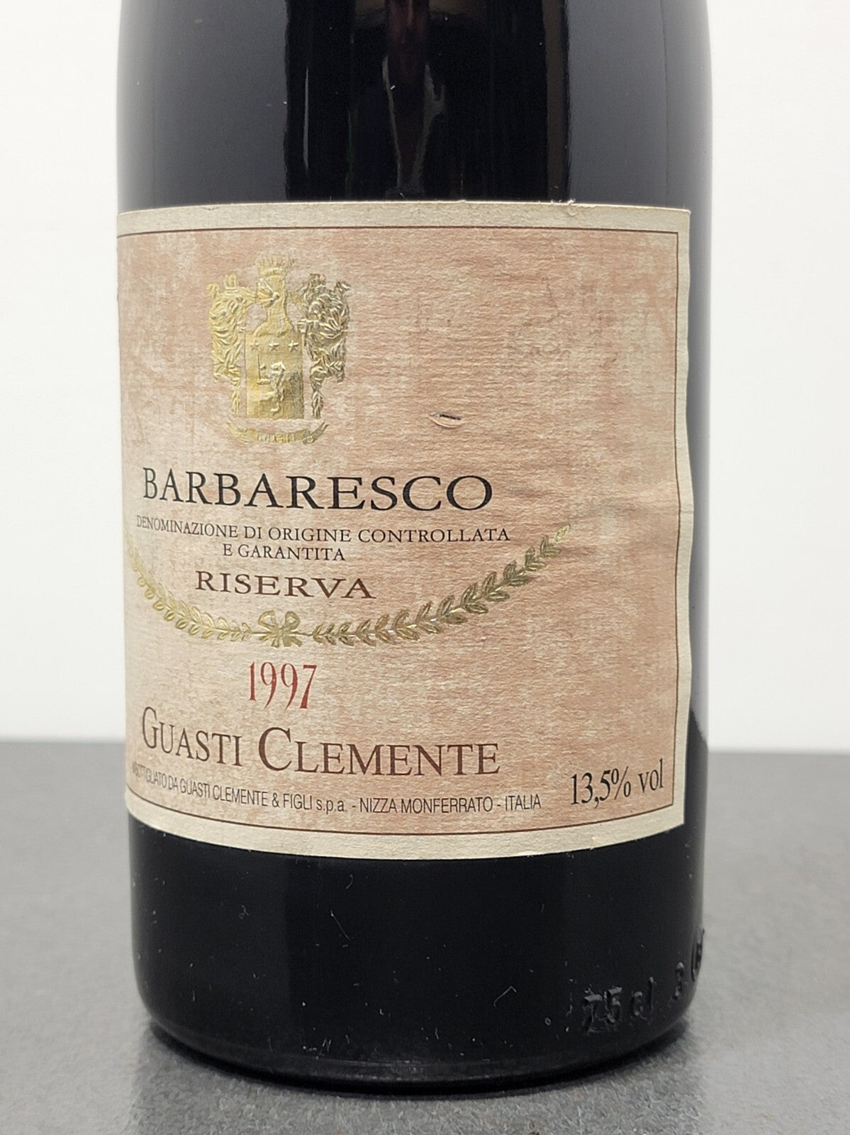 Barbaresco Guasti Clemente 1997 Riserva Nizza Monferrato bott. 75 cl 13.5%