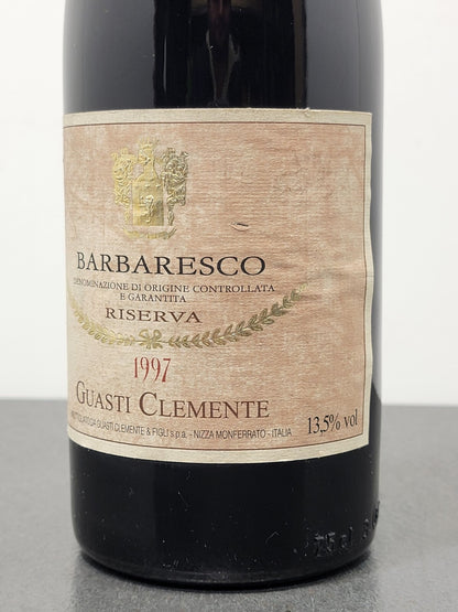 Barbaresco Guasti Clemente 1997 Riserva Nizza Monferrato bott. 75 cl 13.5%