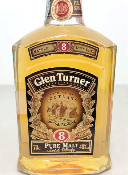 Whisky Glen Turner 8 years 1990s Special Reserve Pure Malt bott. 70 cl 40%