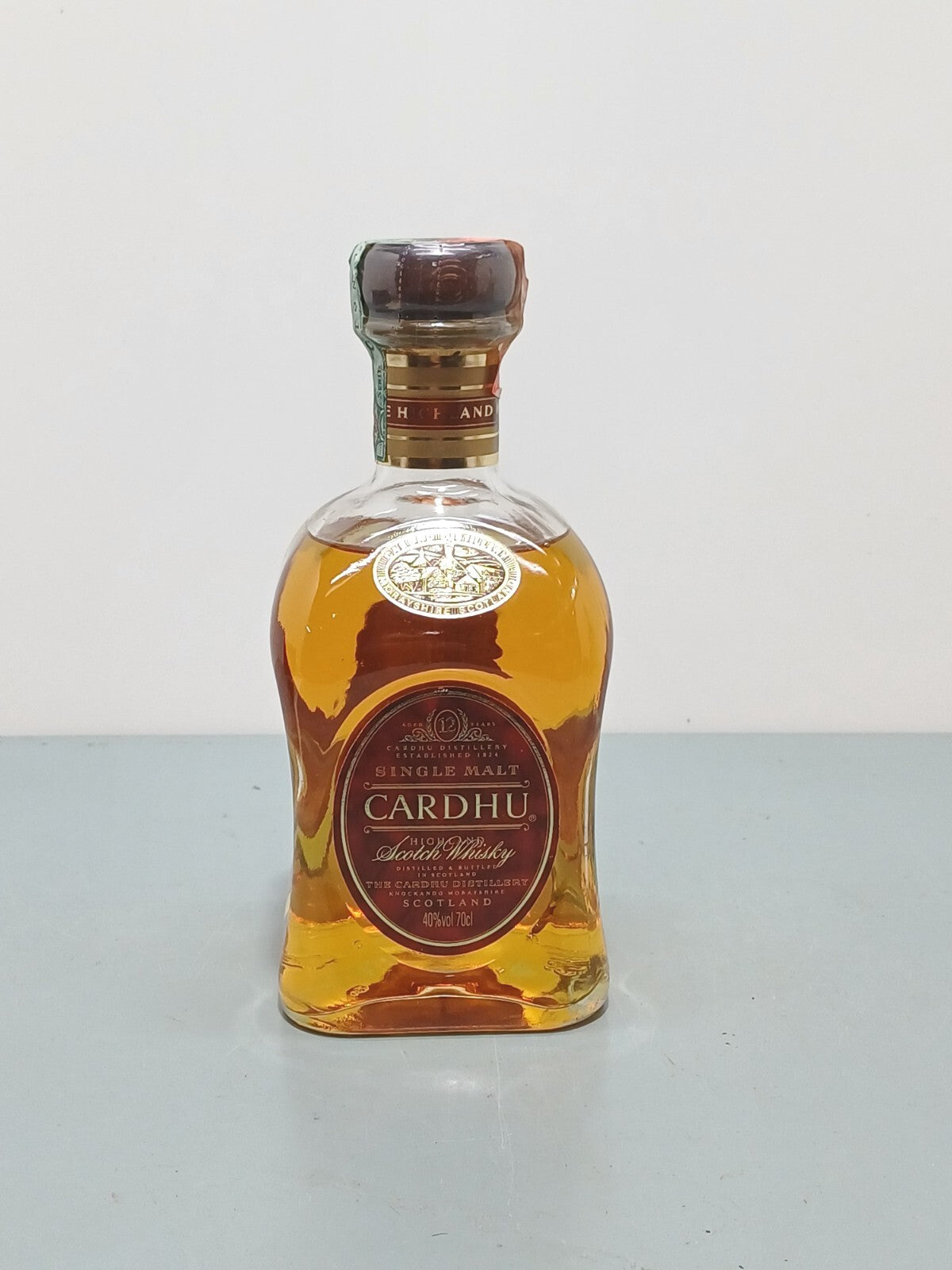 Whisky Cardhu 12 years 1990s Highland Single Malt Scotch Whisky bott.70 cl 40%
