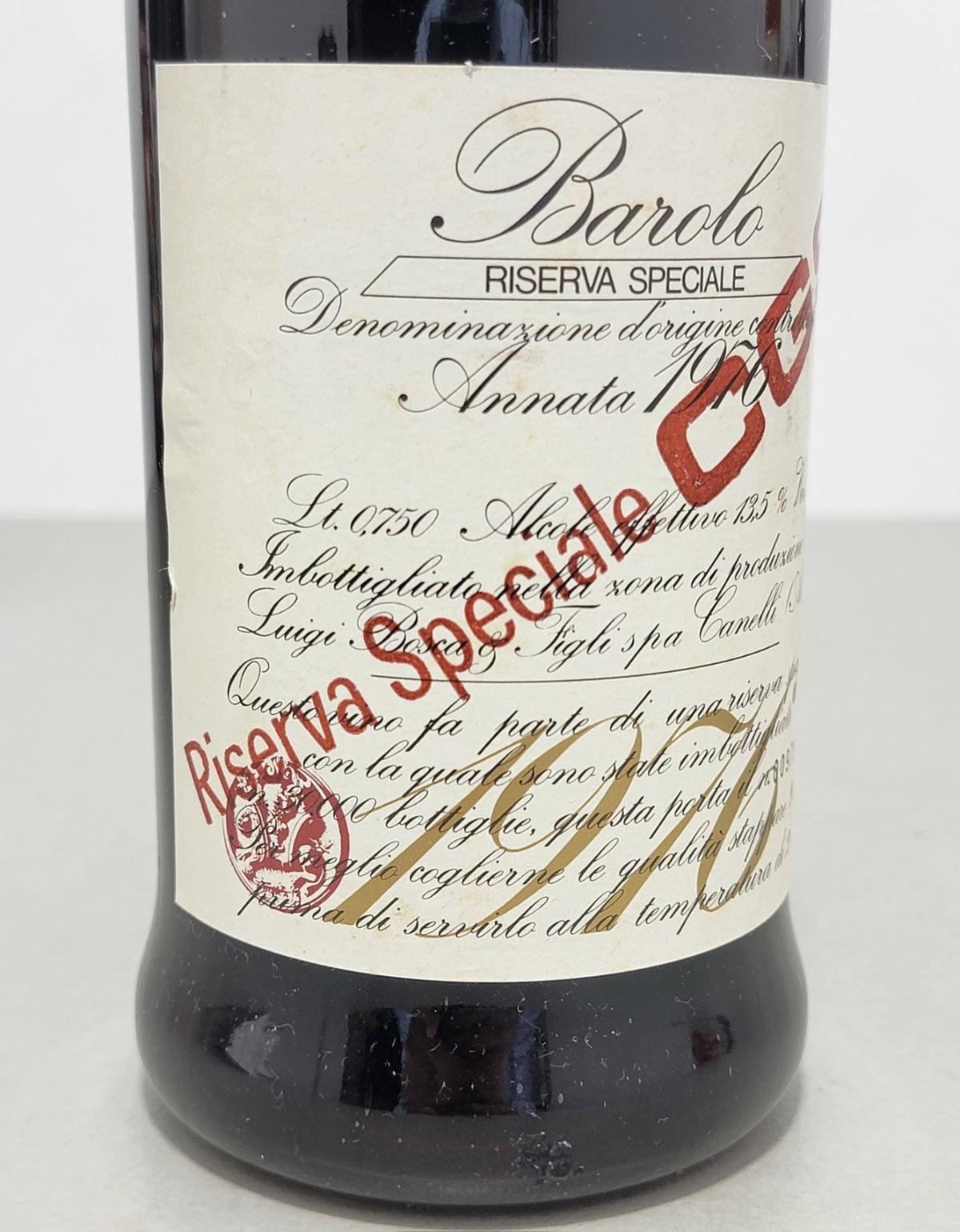 Barolo Luigi Bosca 1976 Riserva Speciale bott.75 cl 13.5%