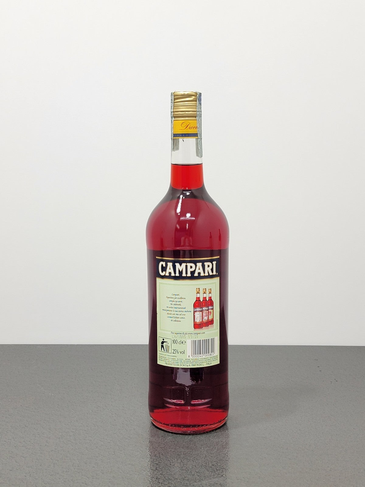 Campari Bitter Limited Edition Vanessa Beecroft 150 Anniversary 2010, 25% 1 litro