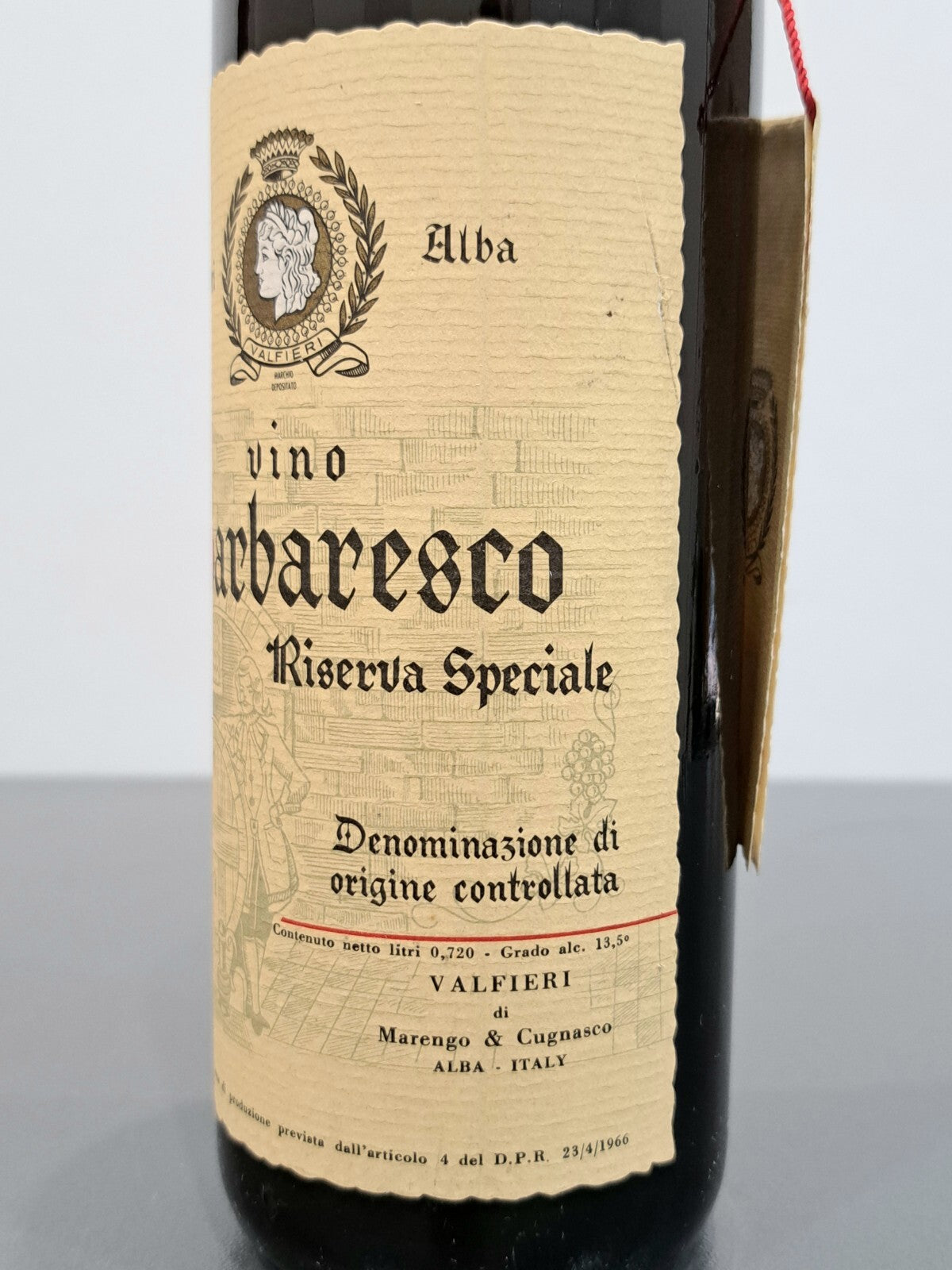 Barbaresco Valfieri 1964 Riserva Speciale bott.72 cl 13.5%