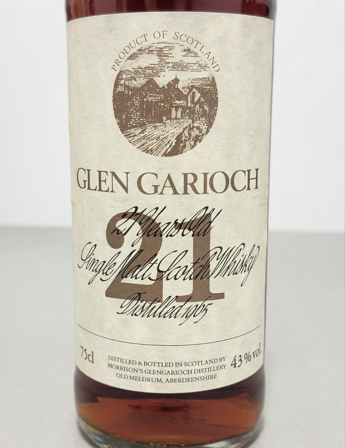 Whisky Glen Garioch 21 years 1965 Single Malt Scotch Whisky con Box 75 cl 43%