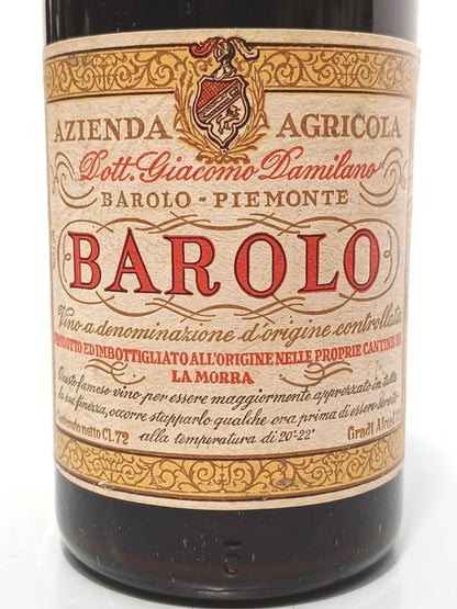 Barolo Giacomo Damilano 1970 bott.72 cl 13%