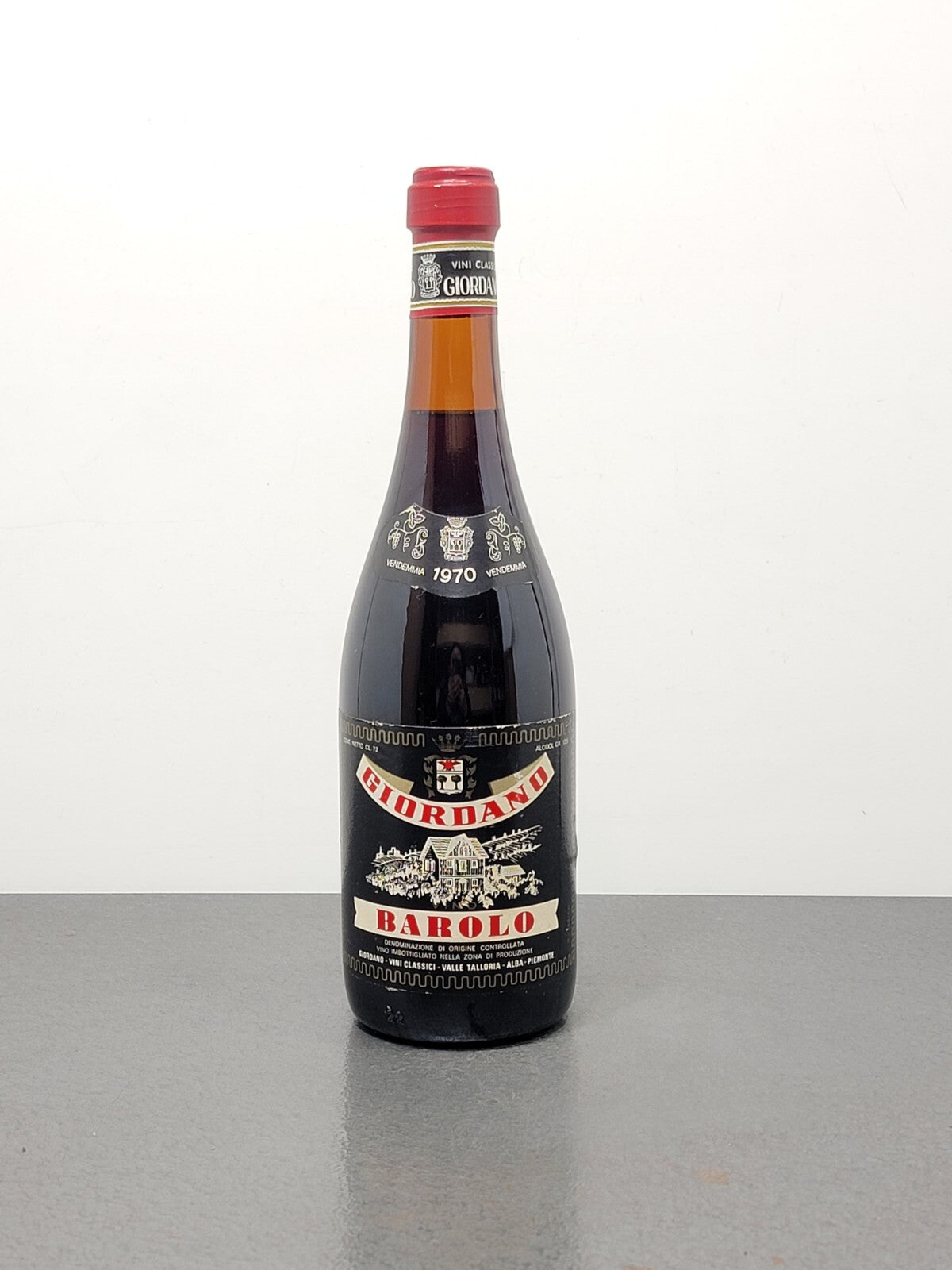 Barolo Giordano 1970 bott. 72 cl 13.5%
