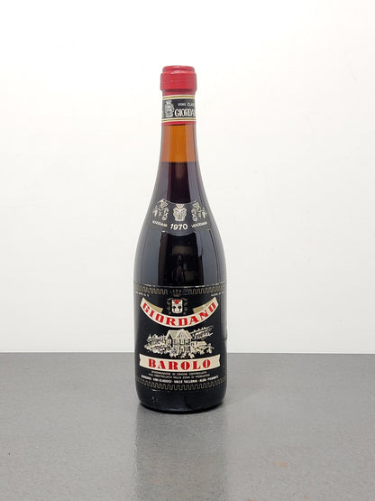 Barolo Giordano 1970 bott. 72 cl 13.5%
