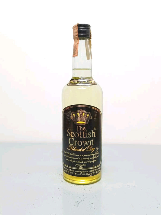 Whisky Scottish Crown anni 70 Finest Old Scotch Whisky bott.75 cl