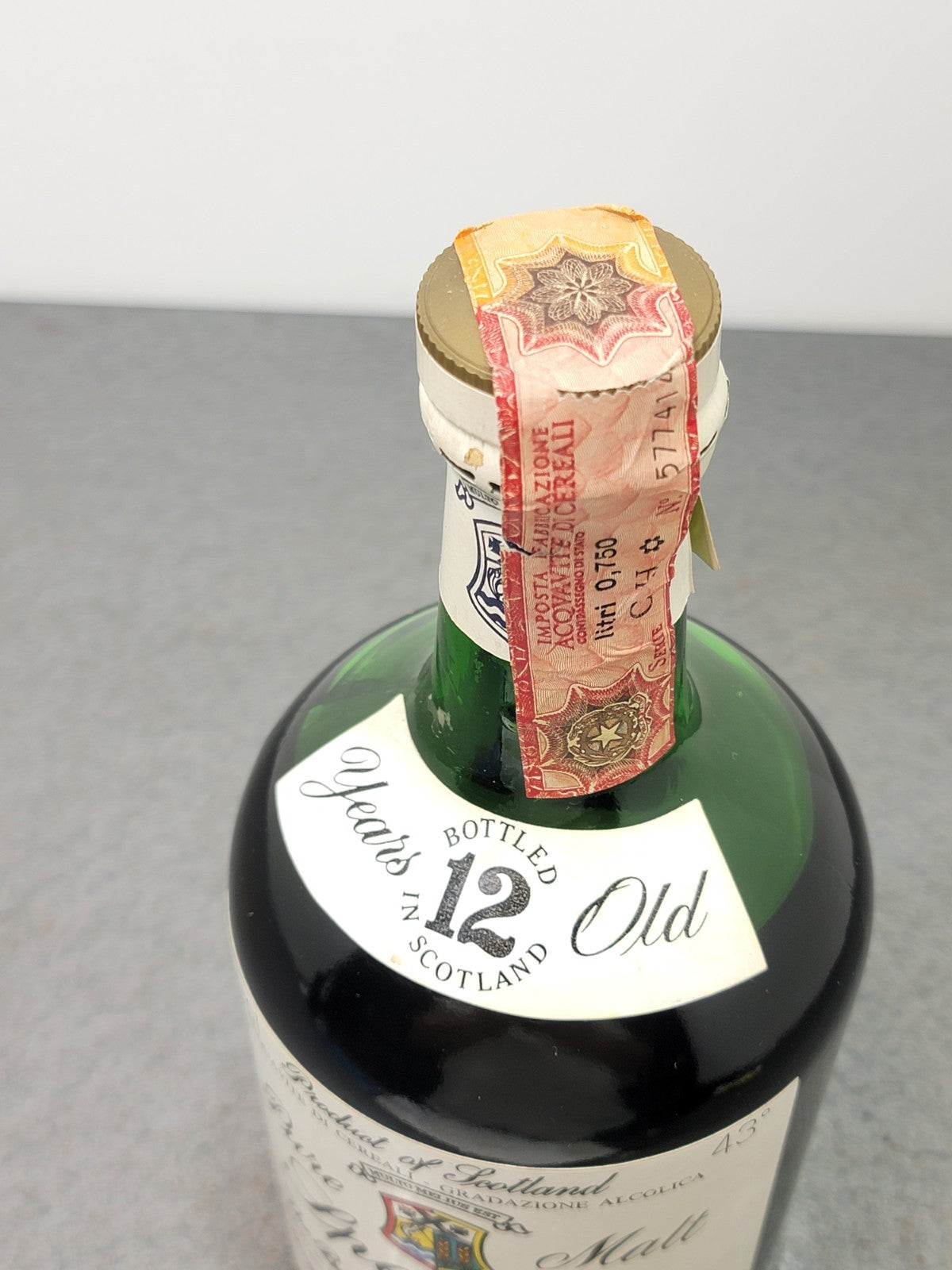 Whisky Speyside 12 years 1970s Pure Malt bott.75 cl 43%