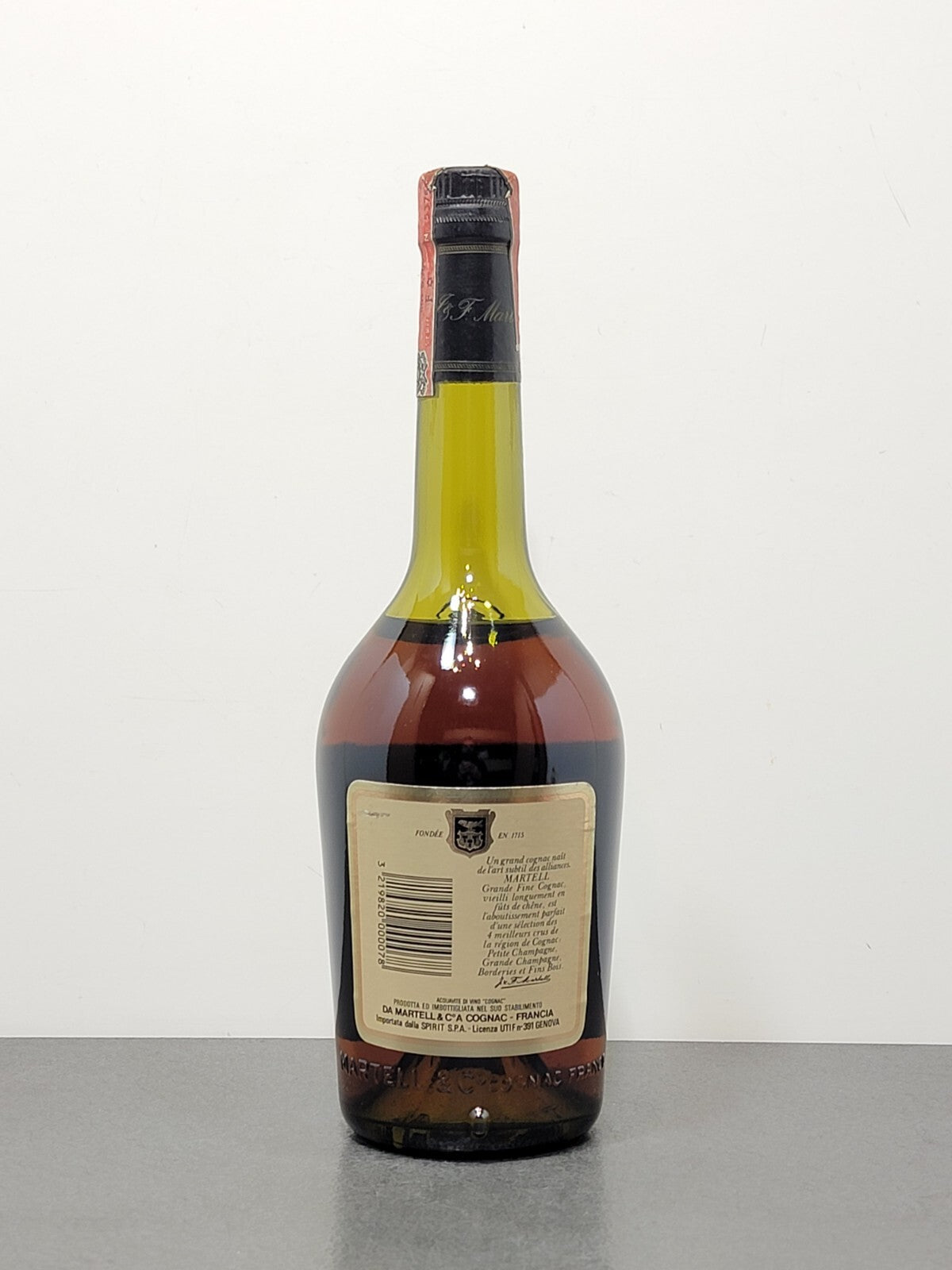 Cognac Martell 1980s Grande Fine Cognac bott.70 cl 40%