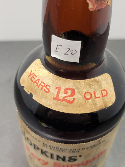 Whisky Hopkins Navy Supreme 12 years 1970s Blended Scotch Whisky bott. 75 cl 43%