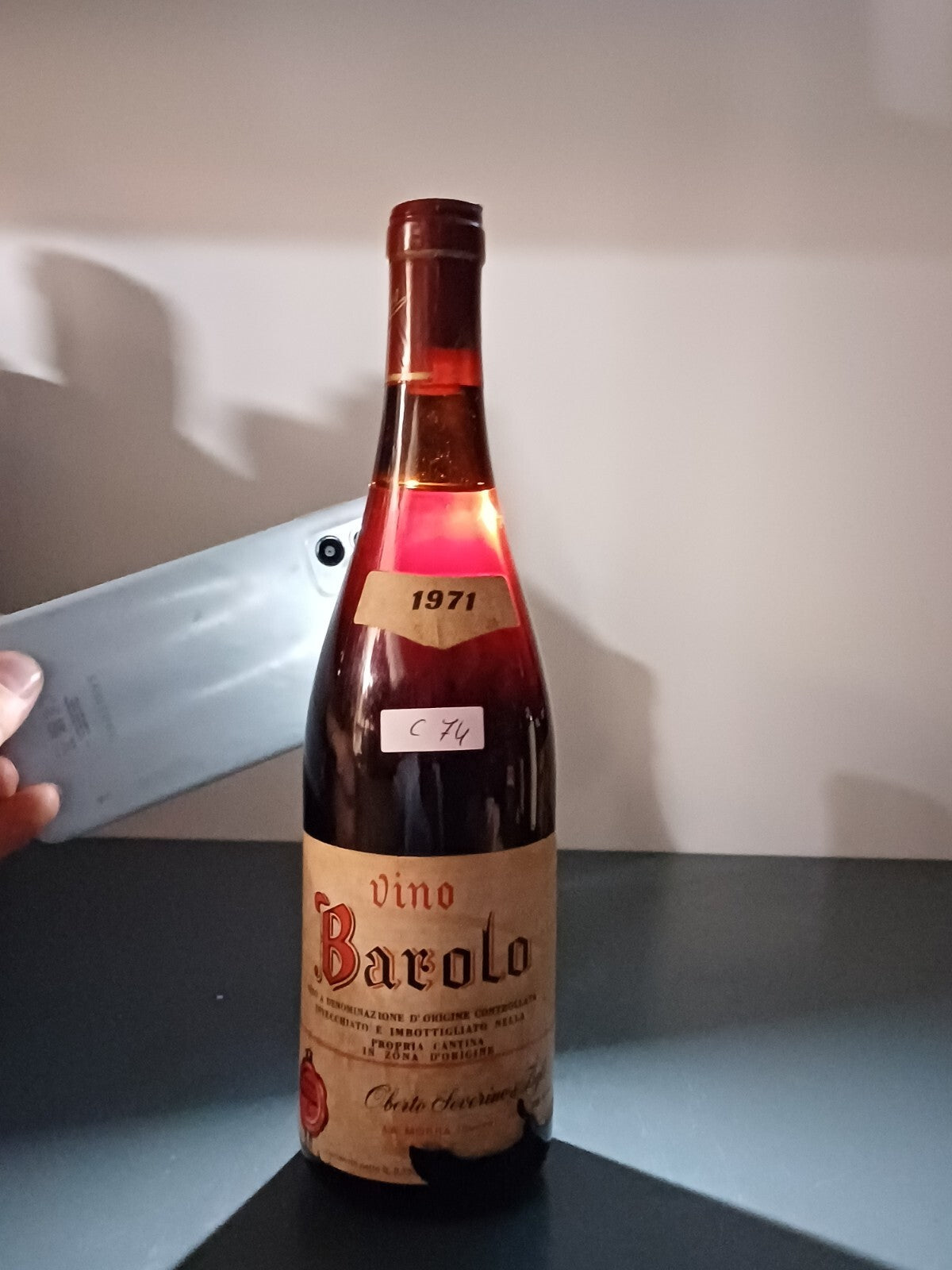 Barolo 1971 Oberto Severino & Figli La Mora bott.72 cl