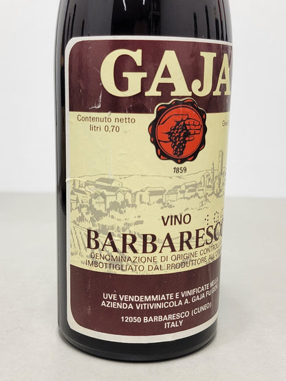Gaja Barbaresco 1965 Vino Rosso bott.70 cl 13%