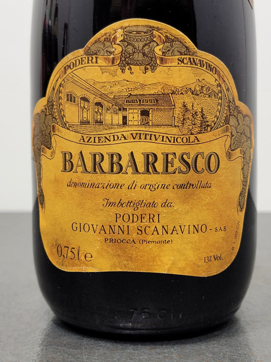 Barbaresco Scanavino Riserva 1974 bott.75 cl 13%