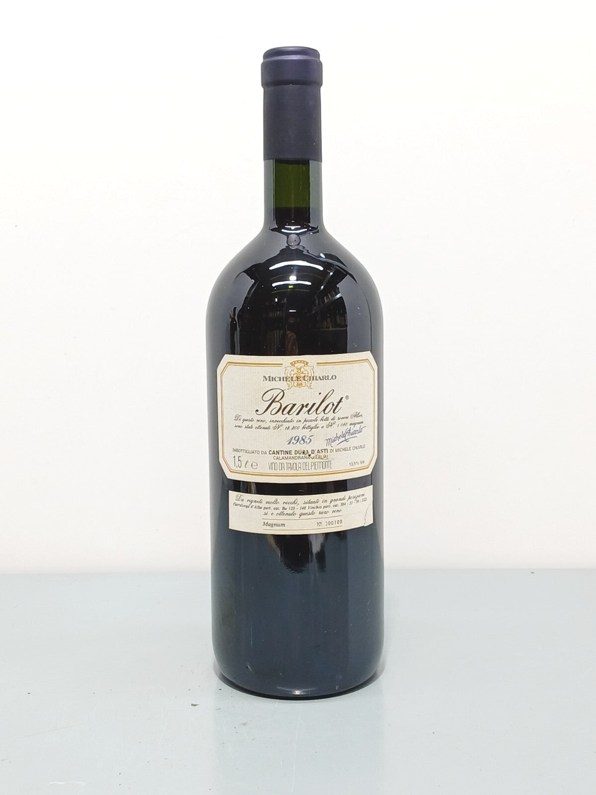 Barilot Michele Chiarlo 1985 Magnum Cantine Duca D'Asti bott. 1.5 litri 13.5%