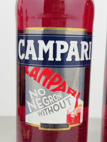 Campari Bitter 2016 Non Ce Negroni Senza Campari Art Label 3 bottiglie 1 lt 25%