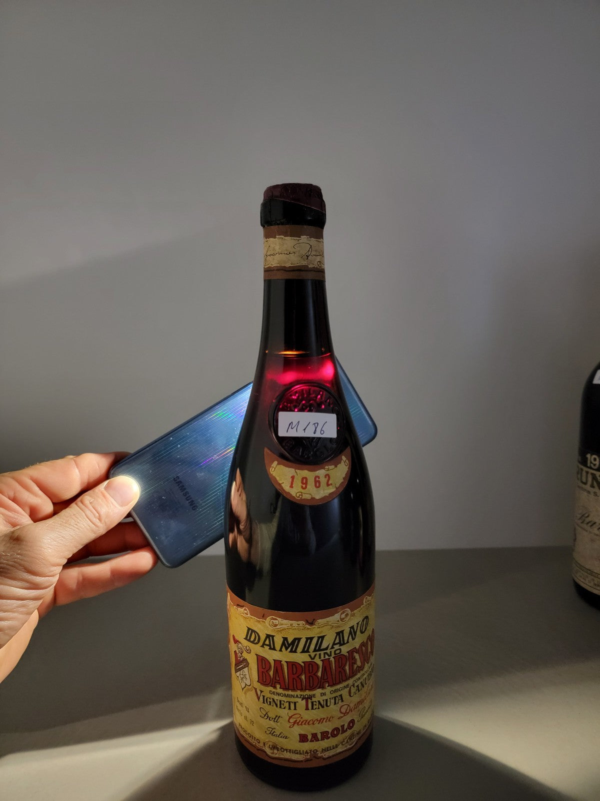 Barbaresco Damilano Canubio 1962 Vigneti Tenuta Canubio bott.72 cl 13%