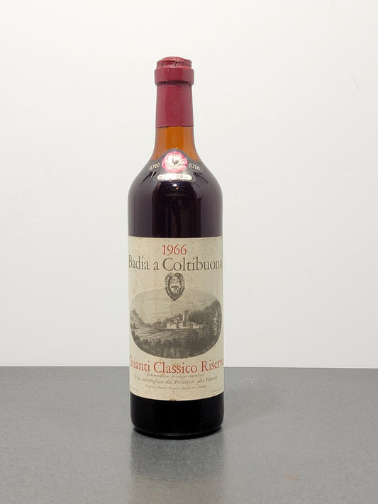 Badia a Coltibuono Riserva 1966 Chianti Classico bott. 72 cl 12.5%