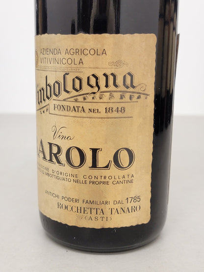 Barolo Pinbologna 1967 Rocchetta Tanaro bott.72 cl 13,8%