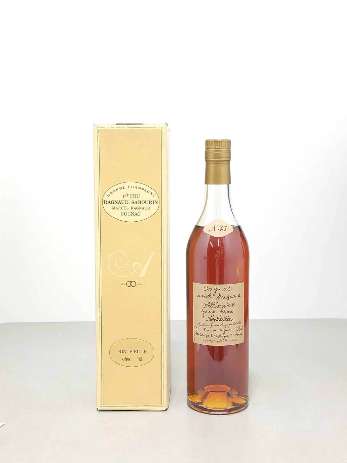 Cognac Alliance Marcel Ragnaud N.35 Grande Reserve Fontvieille 1er Cru 70 cl 43%