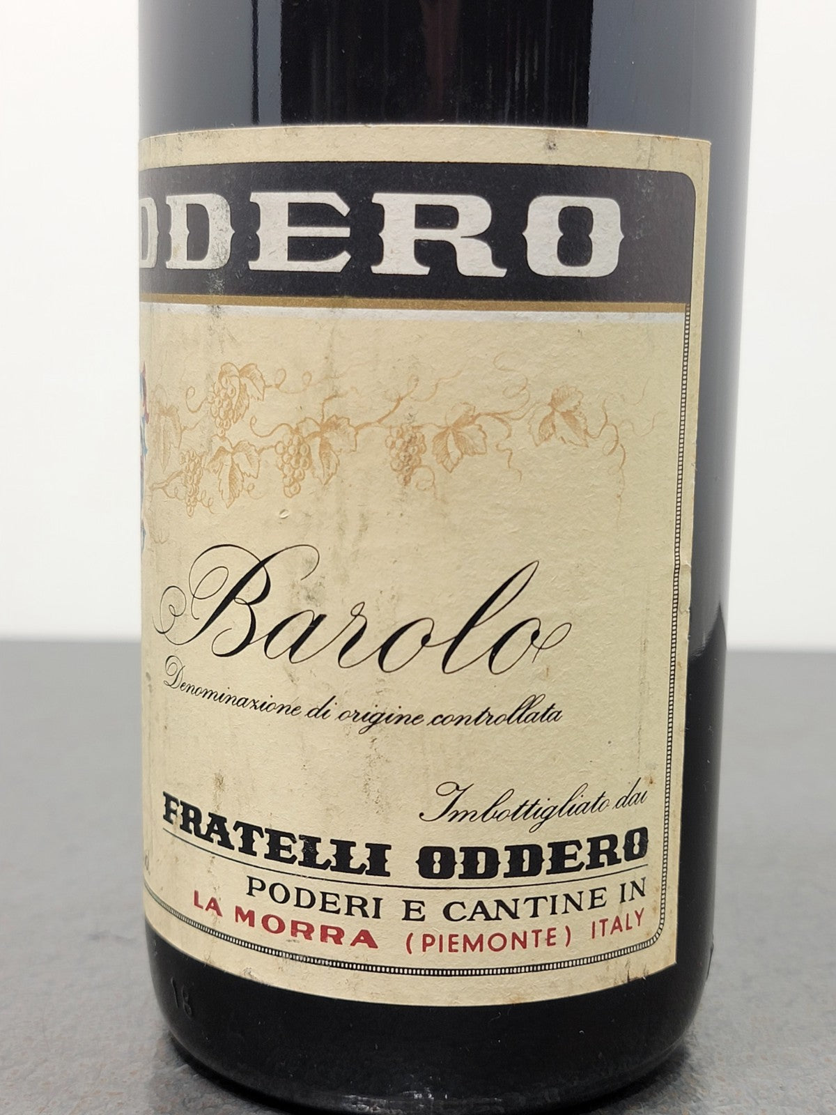 Barolo Oddero 1979 La Morra bott.75 cl 13.5%