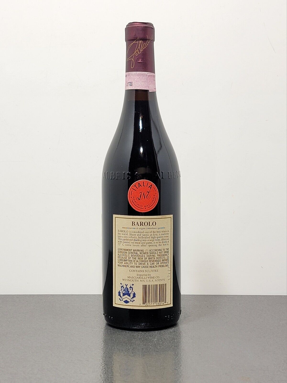 Barolo Palladino 1993 Serralunga D'alba bott.75 cl 13%