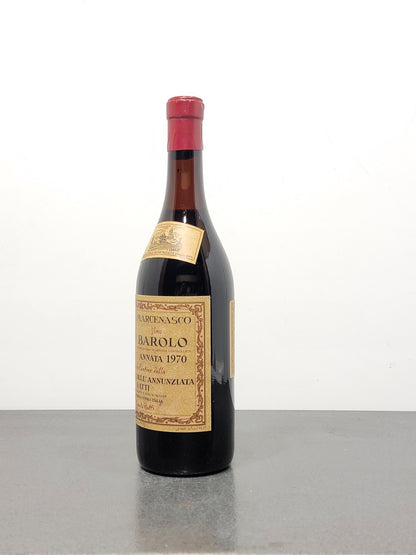 Barolo Renato Ratti 1970 Marcenasco Abbazia dell'Annunziata 72 cl 13.5%