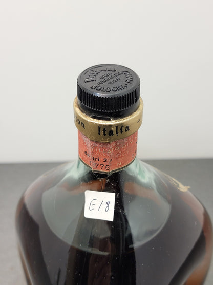 Brandy Vecchia Romagna 2 Litri 1960s Etichetta Nera Buton 40%
