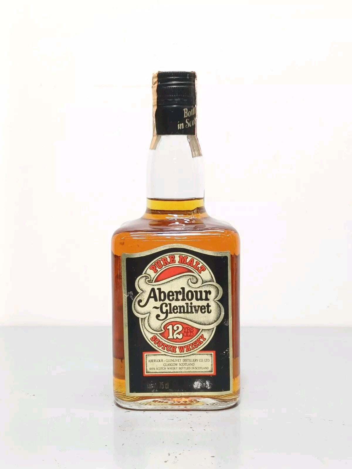 Aberlour Glenlivet 12 Years Old  Pure Malt Scotch Whisky anni 80 bott. 75 cl