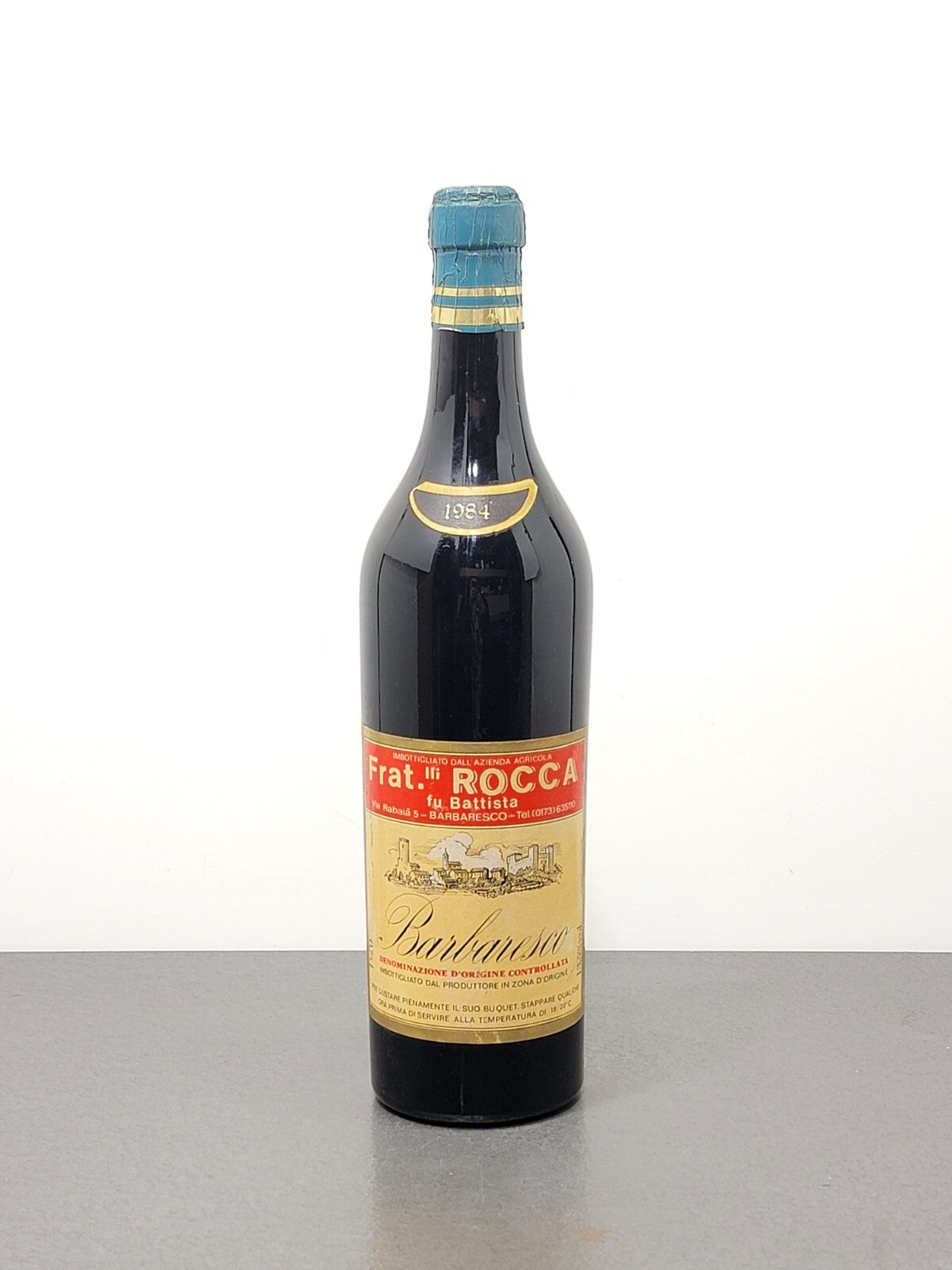 Barbaresco Fratelli Rocca Fu Battista 1984 bott. 75 cl 13.5%