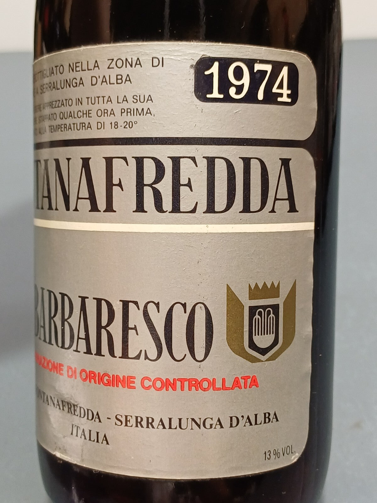 Barbaresco 1974 Fontanafredda Serralunga D'Alba bott..75 cl_4