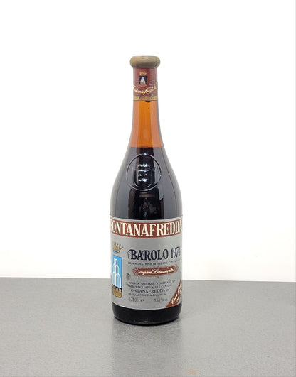 Barolo Fontanafredda Riserva Speciale 1974 Vigna Lazzarito bott.75 cl 13.5%