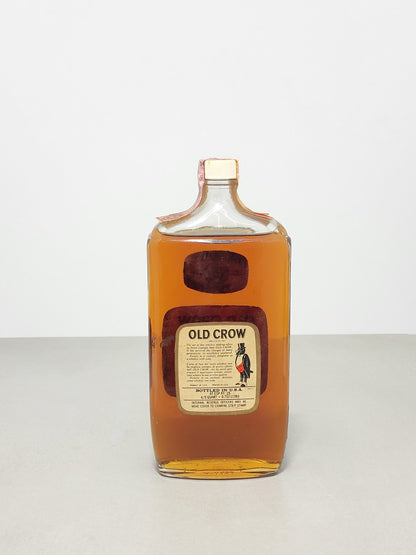 Whisky Old Crow Traveller Fifth Kentucky Straight Bourbon 1960s bott. 75 cl 43%