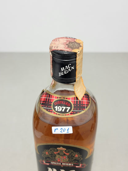 Whisky Mac Dugan 5 years 1977 Special Riserve Peter J Russell bott. 75 cl 40%