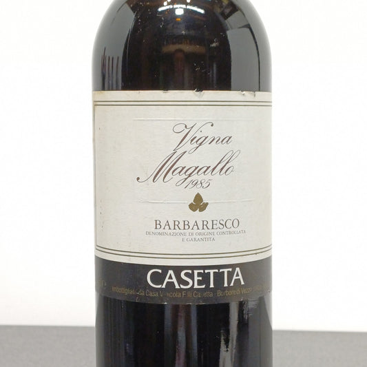 Barbaresco Casetta 1985 Vigna Magallo bott..75 cl 13%