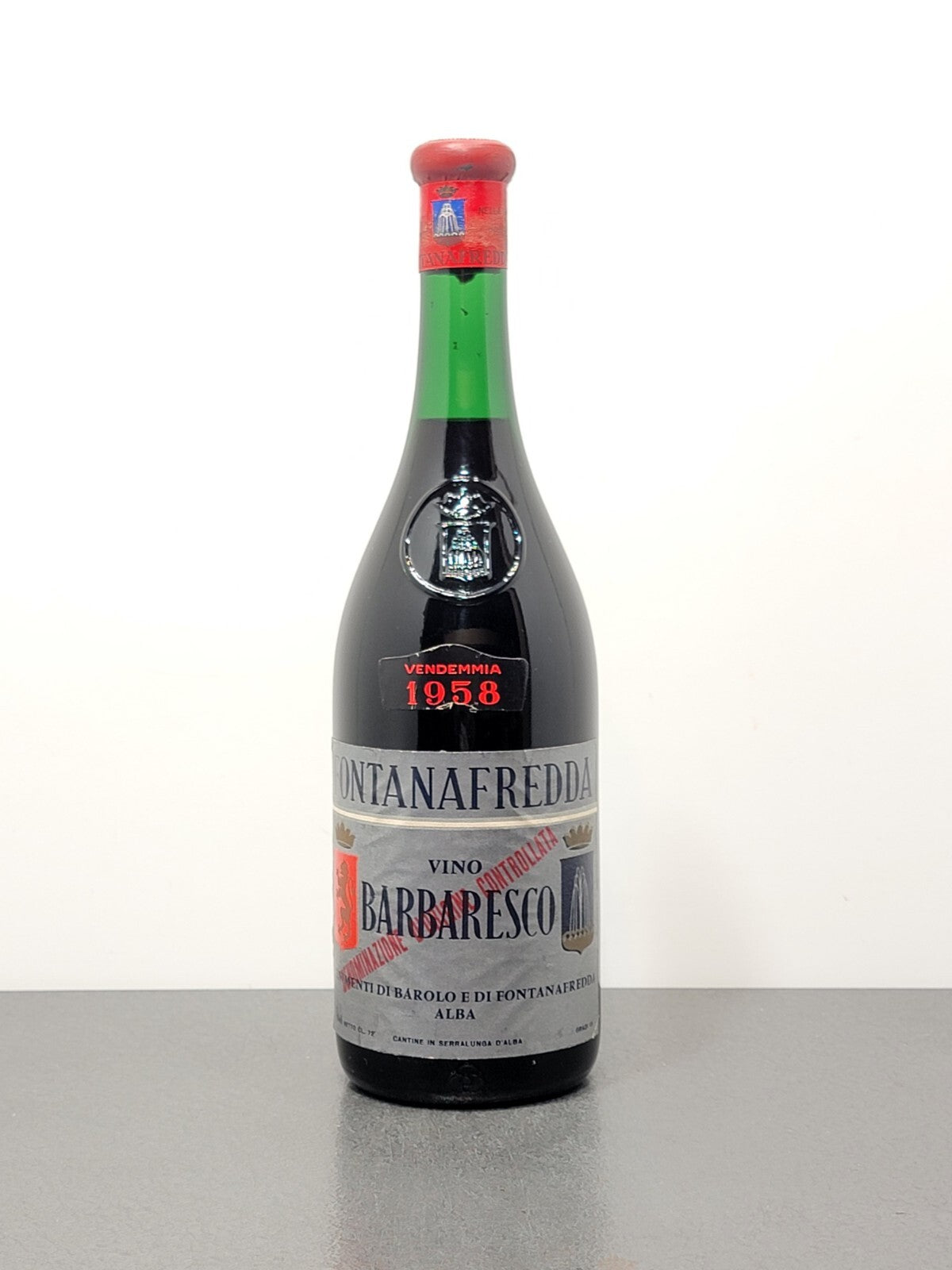 Barbaresco Fontanafredda 1958 Serralunga D'alba bott. 72 cl 13%
