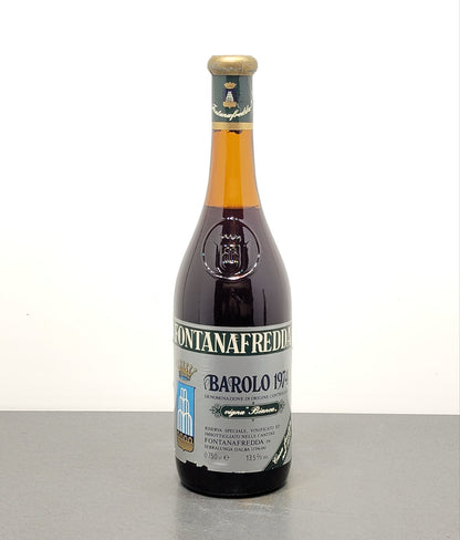 Barolo Fontanafredda Riserva Speciale 1974 Vigna Bianca bott.75 cl 13.5%