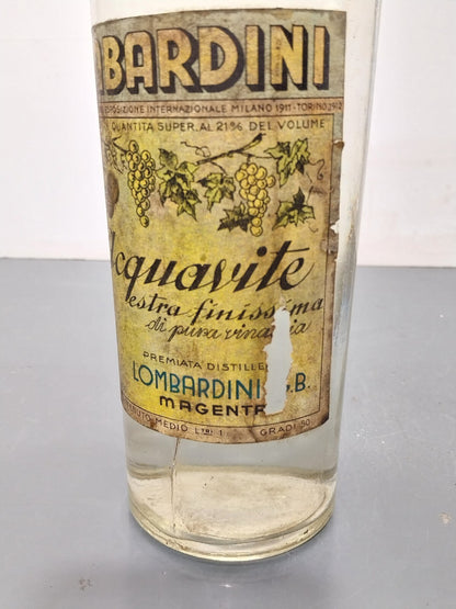 Grappa 1933/44 G. B Lombardini Acquavite Sigillo E.Finissima bott 1 litro