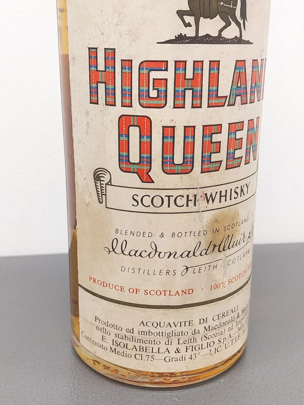 Whisky Highland Queen anni 60 bott. 0.75 cl
