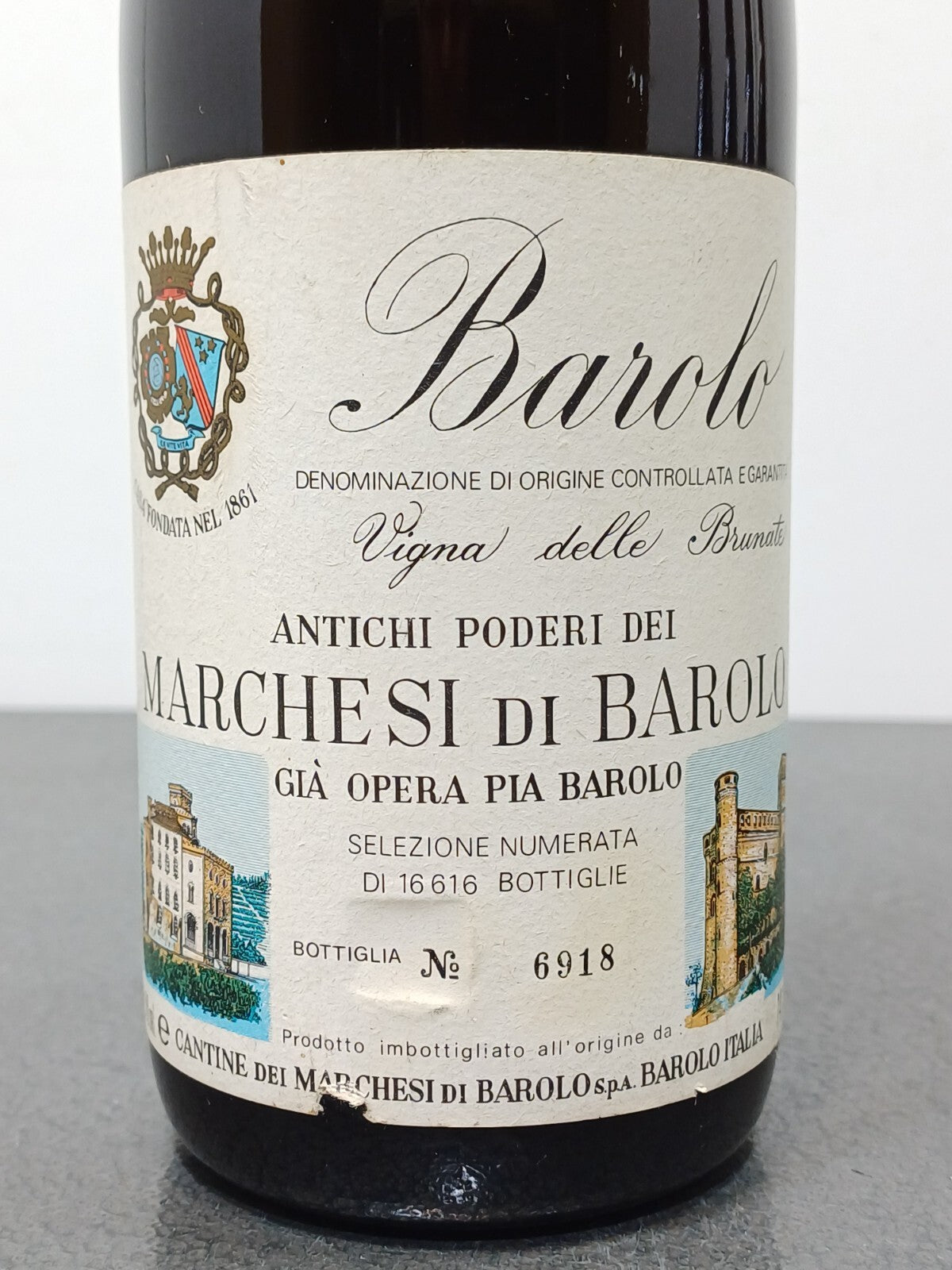 Barolo Marchesi Riserva 1980 Vigna Delle Brunate bott.0,75 cl 14%