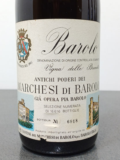 Barolo Marchesi Riserva 1980 Vigna Delle Brunate bott.0,75 cl 14%