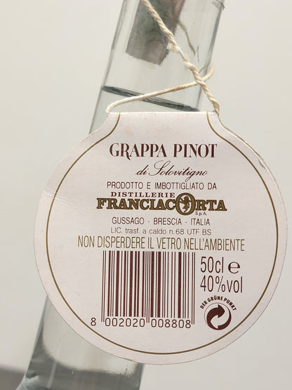 Grappa Pinot Franciacorta 1990s bott. 50 cl 40%