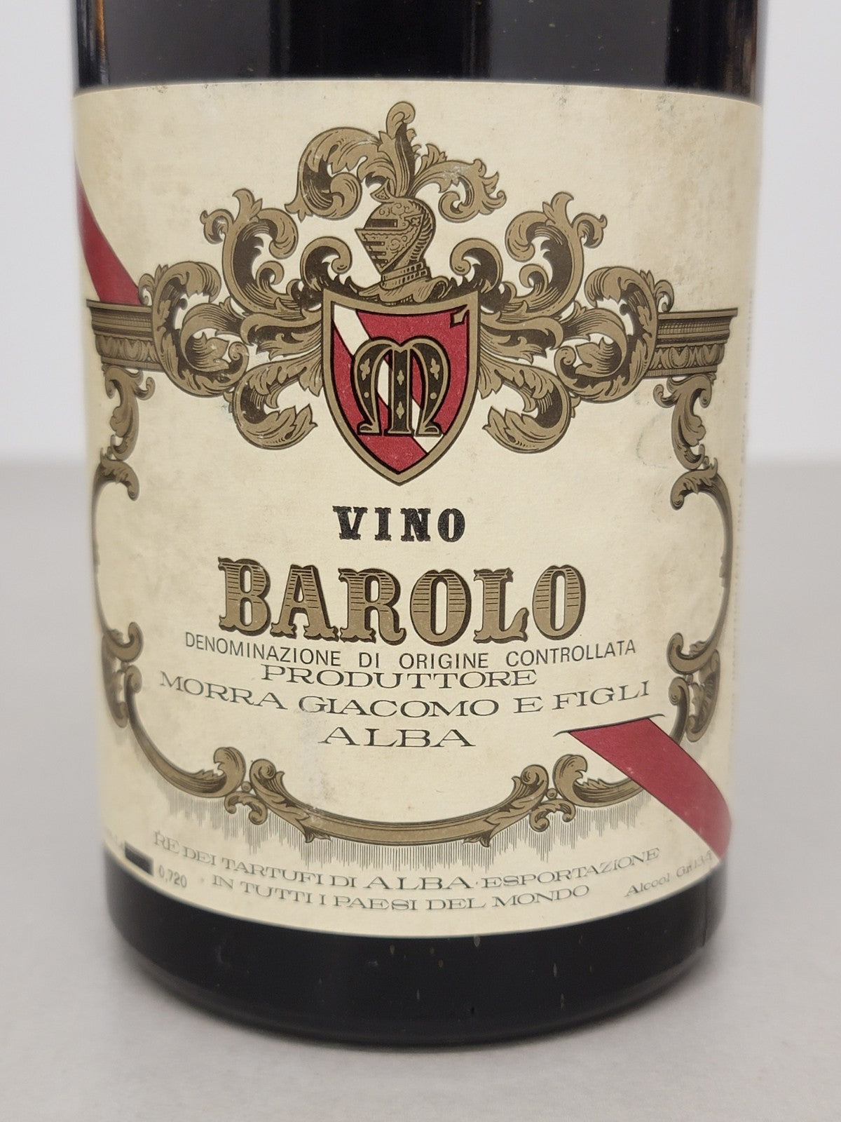 Barolo Giacomo Morra 1964 Alba bott. 72 cl 13,5%
