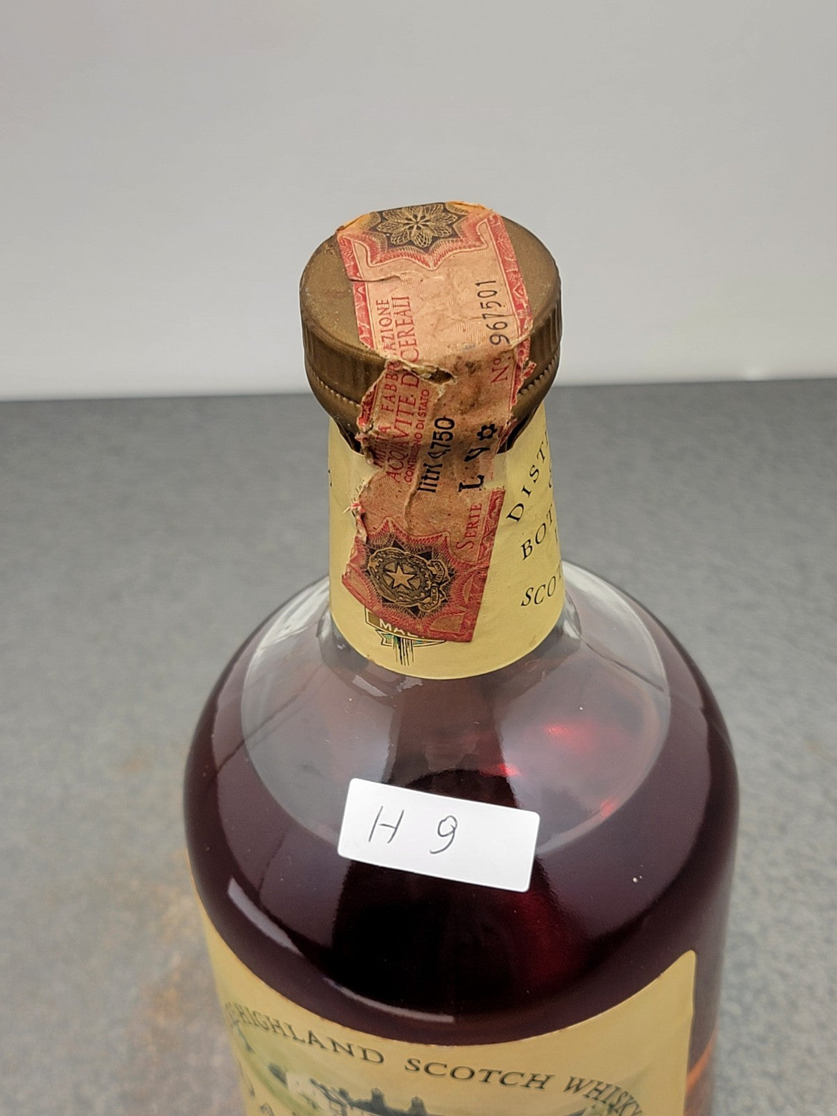 Whisky Dalwhinnie 15 Y James Buchanan 1970s Pure Highland Single Malt 75 cl 40%