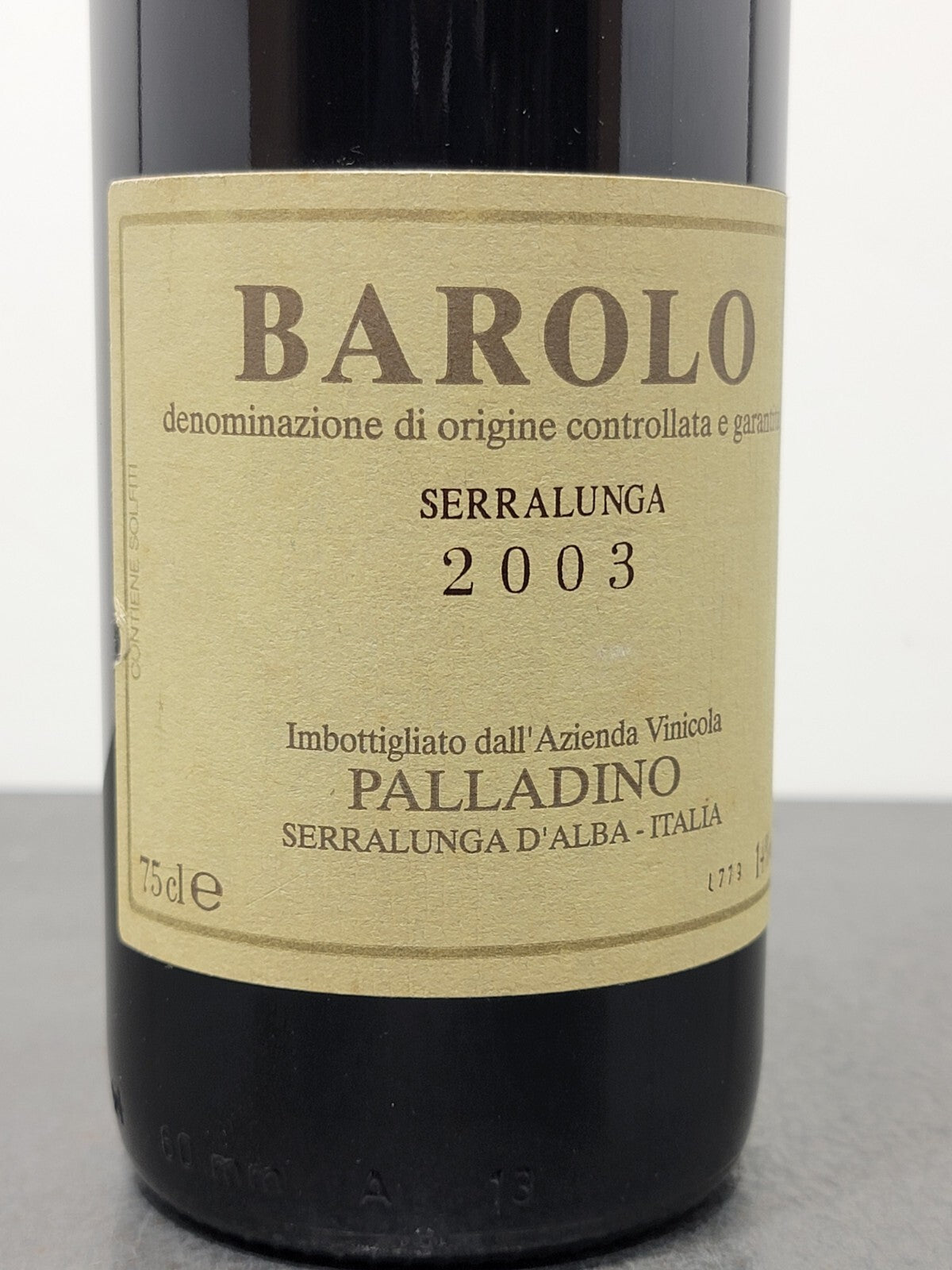Barolo Palladino 2003 Serralunga D'alba bott.75 cl 14%