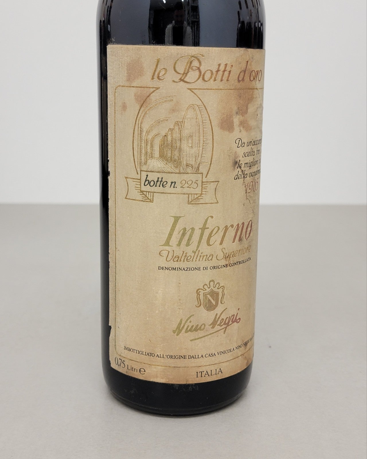 Inferno Nino Negri 1985 Le Botti D'oro Valtellina Superiore bott. 75 cl 12%